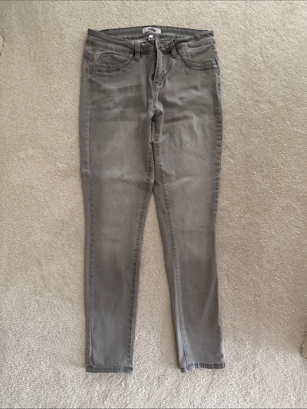Women’s Royalty For Me Gray Skinny Jeans